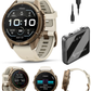 Garmin Fenix 9 Pro AMOLED Premium Multisport GPS Smartwatch, Titanium, Sapphire