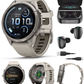 Garmin Fenix 9 Pro AMOLED Premium Multisport GPS Smartwatch, Titanium, Sapphire, inReach Connectivity