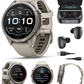 Garmin Fenix 9 Pro AMOLED Premium Multisport GPS Smartwatch, Titanium, Sapphire