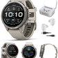 Garmin Fenix 9 Pro AMOLED Premium Multisport GPS Smartwatch, Titanium, Sapphire