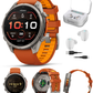Garmin Fenix 9 Pro AMOLED Premium Multisport GPS Smartwatch, Titanium, Sapphire
