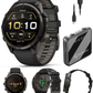 Garmin Fenix 9 Pro AMOLED Premium Multisport GPS Smartwatch, Titanium, Sapphire