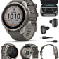 Garmin Fenix 9 Pro SOLAR Premium Multisport GPS Smartwatch, Titanium, Sapphire, inReach Connectivity