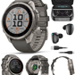 Garmin Fenix 9 Pro SOLAR Premium Multisport GPS Smartwatch, Titanium, Sapphire