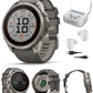 Garmin Fenix 9 Pro SOLAR Premium Multisport GPS Smartwatch, Titanium, Sapphire