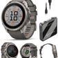 Garmin Fenix 9 Pro SOLAR Premium Multisport GPS Smartwatch, Titanium, Sapphire