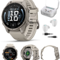 Garmin Fenix 9 AMOLED Premium Multisport GPS Smartwatch, Titanium, Sapphire
