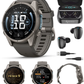 Garmin Fenix 9 AMOLED Premium Multisport GPS Smartwatch, Titanium, Sapphire
