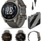 Garmin Fenix 9 AMOLED Premium Multisport GPS Smartwatch, Titanium, Sapphire