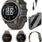 Garmin Fenix 9 AMOLED Premium Multisport GPS Smartwatch, Titanium, Sapphire
