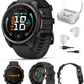 Garmin Fenix 9 AMOLED Premium Multisport GPS Smartwatch, Titanium, Sapphire