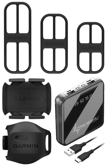 Garmin Speed Sensor 2 and Cadence Sensor 2 Bundle, Bike Sensors to Monitor Speed and Pedaling Cadence (010-12845-30)