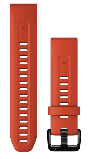 Garmin QuickFit 20 Watch Bands Flame Red Silicone