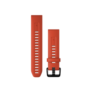 Garmin QuickFit 20 Watch Bands Flame Red Silicone