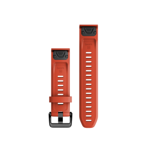 Garmin QuickFit 20 Watch Bands Flame Red Silicone