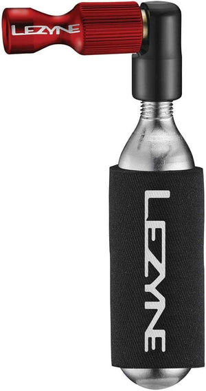 Lezyne Trigger Drive CO2 Premium Bike Tire Inflator, Red (1-C2-TRDR-V111)