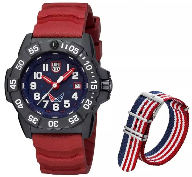Luminox Volition America Patriot Timepiece Men's Watch 45mm Swiss Made (XS.3501.LM.VO.SET_W4U)
