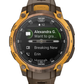 Garmin Instinct Crossover 1.2" AMOLED Sapphire Rugged Hybrid GPS Smartwatch (Various Models, incl. Tactical Edition), Analog Hands,  Health & Wellness Monitoring | Wearable4U Bundle