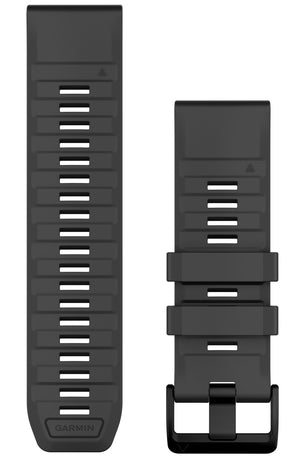 Garmin QuickFit 26 Watch Bands Graphite Silicone (010-13393-07)