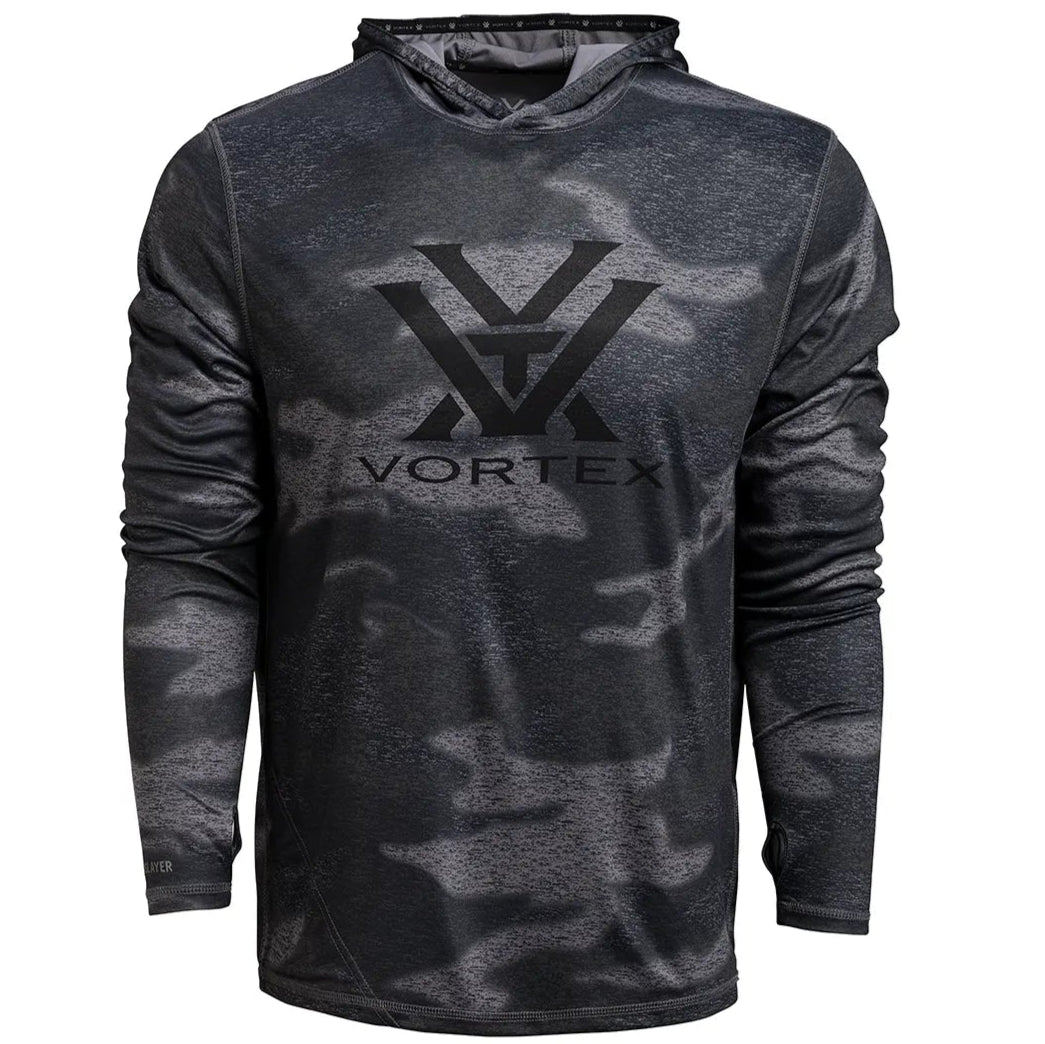 Vortex Optics UPF 50 Sun Slayer Hoodies, Black Camo, 2XL (121-20-BCA2X)