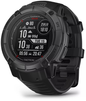 Garmin Instinct 2X Solar Series Rugged GPS Men Smartwatch with Power Glass Lens, LED Flashlight