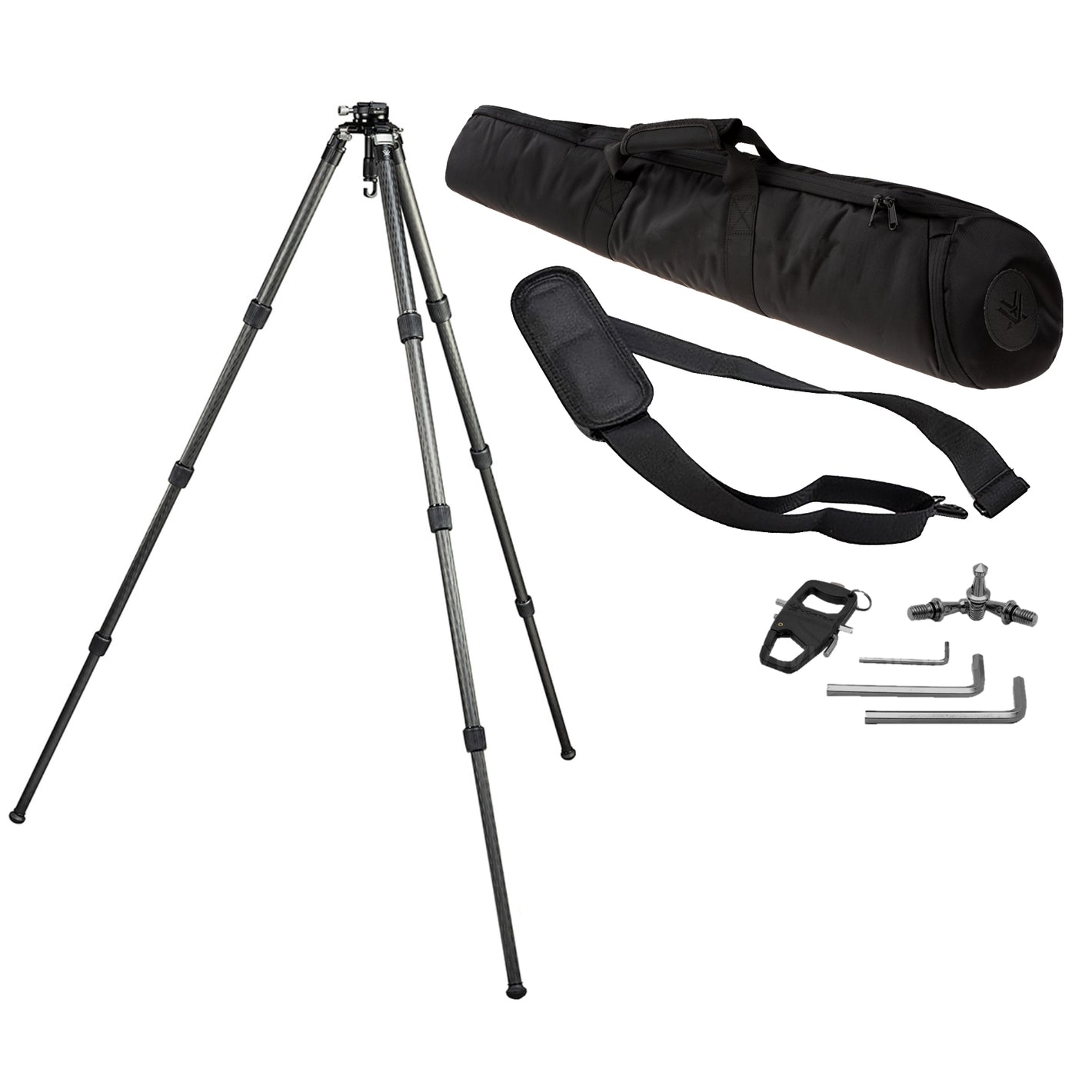 Vortex Optics Radian Carbon Tripod Kit with Leveling Head (TR-RADL)