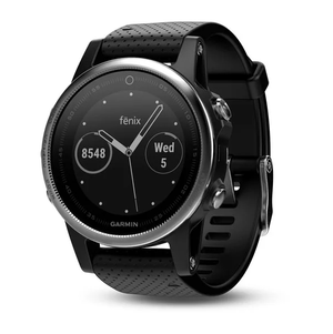 Garmin Fenix 5S Premium & Rugged Smaller-Sized Multisport GPS Smartwatch Black/Silver (010-01685-02)