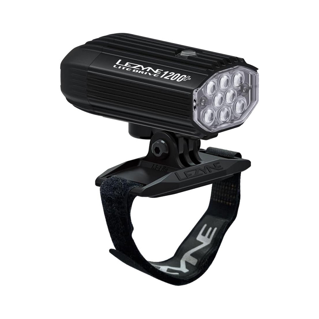 Lezyne Helmet Lite Drive 1200+ Bicycle Front Light, USB-C Rechargeable