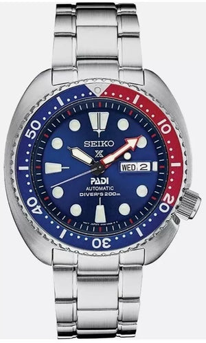 Seiko Prospex PADI Special Edition Diver’s 45.0 mm Blue Dial Men's Watch (SRPE99)