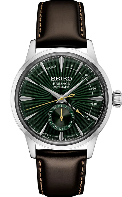 Seiko Presage Cocktail Time 40.5 mm Green Dial Men's Watch (SSA459)