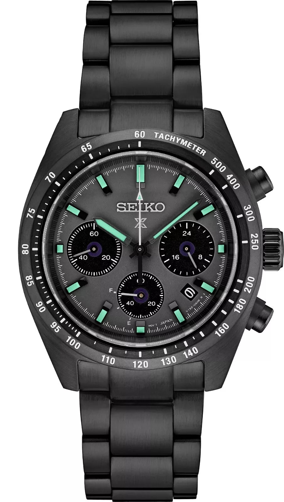 Seiko Prospex Speedtimer Solar Chronograph 39.0 mm Gray Dial Men's Watch (SSC917)