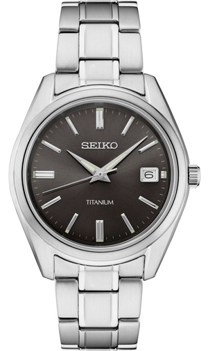 Seiko Essentials SUR375 Black Sunray Dial 10 ATM Water Resistant 40.2mm Men's Watch