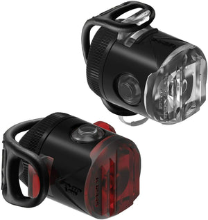 Lezyne Femto USB Drive Pair Bicycle LED Front & Rear Light Set, Black