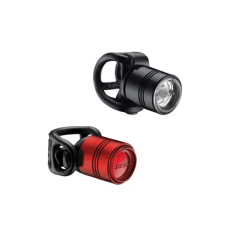 Lezyne LED Femto Drive Compact Front & Rear Bike Light Pair (1-LED-1P-V100)