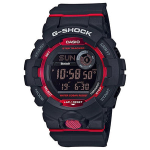 Casio G-Shock Men's GBD800-1 Bluetooth G-Squad Digital Watch, Black/Red