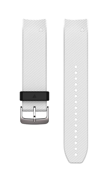 Garmin QuickFit 22 Watch Bands (Approach S60), White Silicone (010-12500-04)