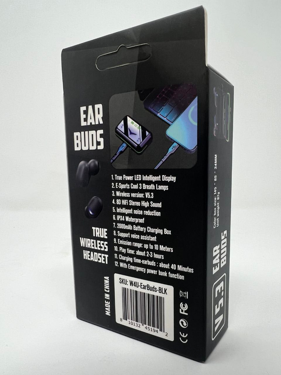 EarBuds with PowerBank by Wearable4U True Wireless version 5.3