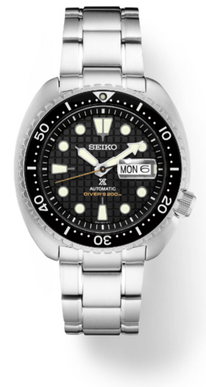 Seiko Prospex Automatic Diver Rotating Bezel 45.0 mm Black Dial Men's Watch (SRPE03)