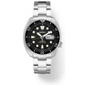 Seiko Prospex Automatic Diver Rotating Bezel 45.0 mm Black Dial Men's Watch (SRPE03)