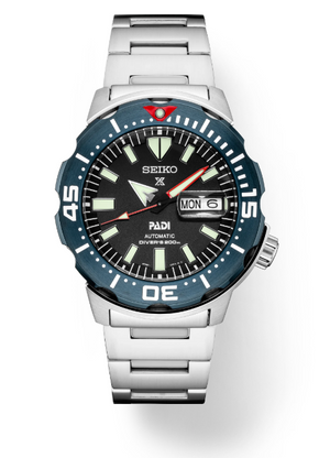 Seiko Prospex PADI Special Edition Automatic Diver 42.4 mm Black Dial Men's Watch (SRPE27)