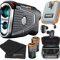 Bushnell Pro X3+ (Plus) Advanced Laser Golf Rangefinder with Included Carrying Case, Carabiner, Lens Cloth, and Selected Wearable4U Bundle