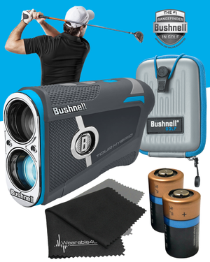 Bushnell Tour Hybrid Laser Rangefinder with GPS and Slope Compensation (202500/202600) | Wearable4U Bundle