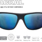 Vortex Optics Jackal Sunglasses UV Protection, Polarized, Ballistic Rated, Blue/Smoke - Blue Mirror (EJA-BLS-BL)