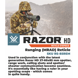 Vortex Optics Razor HD Reticle Eyepiece Ranging MRAD (RS-85REM)