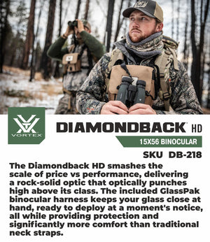 Vortex Optics Diamondback HD 15x56 Binocular (DB-218)