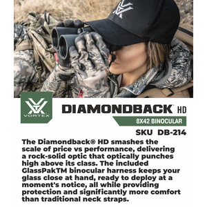 Vortex Optics Diamondback HD 8x42 Binocular (DB-214)