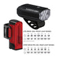 LEZYNE Lite Drive 1200+ and Strip Drive Pro 400+ Pair Bicycle Light Set, 1200/400 Lumens, USB-C Rechargeable