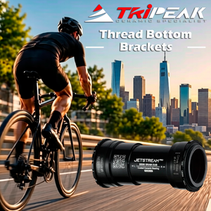 TriPeak Thread Bottom Brackets BB86, SRAM DUB/ROTOR 3D+, ceramic, #39306*2 Drive Side, #39306*2 Non-Drive Side