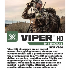 Vortex Optics Viper HD 8x42 Roof Prism Binocular (V200)