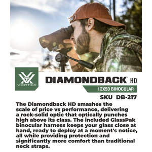 Vortex Optics Diamondback HD 12x50 Binocular (DB-217)